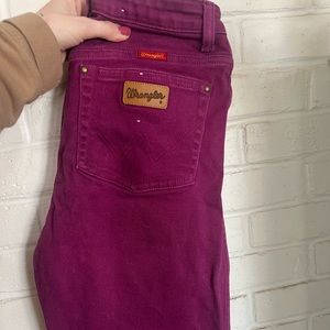 Plum Purple Vintage Wranglers